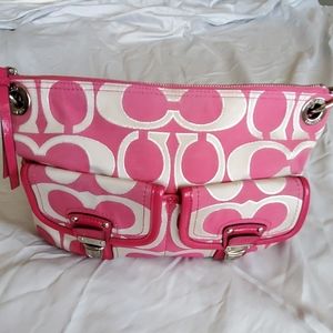 Coach Poppy Metallic Signature Satchel A1269-18900